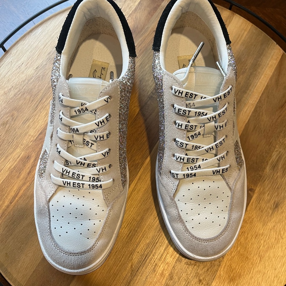 Vintage Havana Cream and Black Sneakers